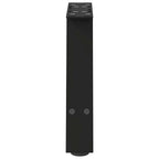 vidaXL Couchtischbeine A-Form 2 Stk. Schwarz 30x(30-31) cm Stahl