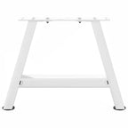 vidaXL Couchtischbeine A-Form 2 Stk. Weiß 40x(30-31) cm Stahl