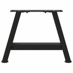 vidaXL Couchtischbeine A-Form 2 Stk. Schwarz 50x(30-31) cm Stahl