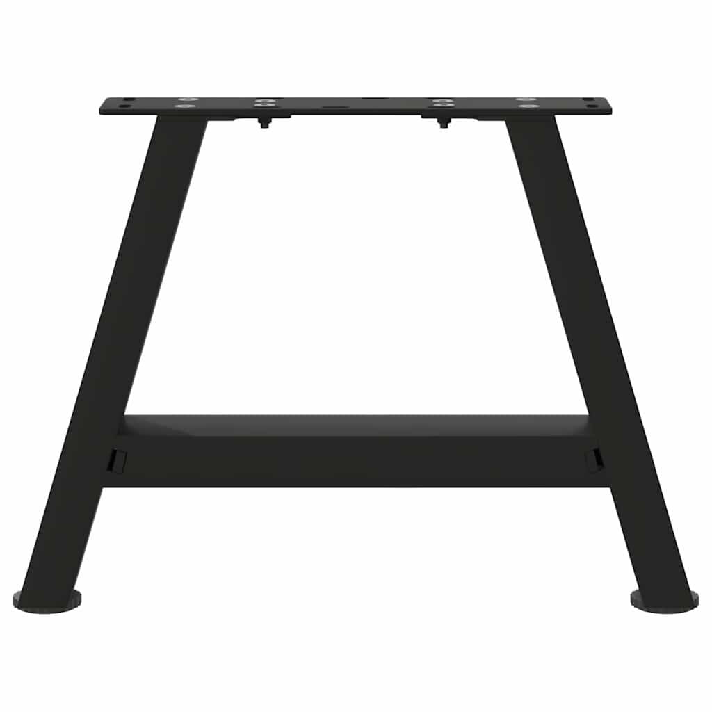 vidaXL Couchtischbeine A-Form 2 Stk. Schwarz 50x(30-31) cm Stahl