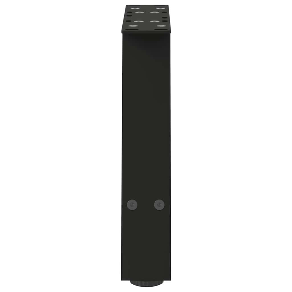 vidaXL Couchtischbeine A-Form 2 Stk. Schwarz 50x(30-31) cm Stahl