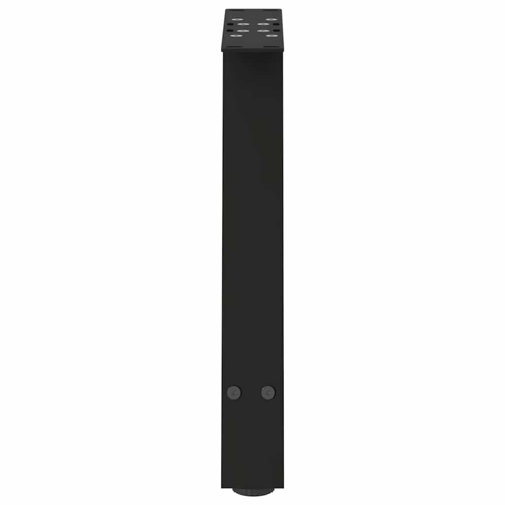 vidaXL Couchtischbeine A-Form 2 Stk. Schwarz 38x(42-43) cm Stahl