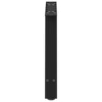 vidaXL Couchtischbeine A-Form 2 Stk. Schwarz 60x(42-43) cm Stahl