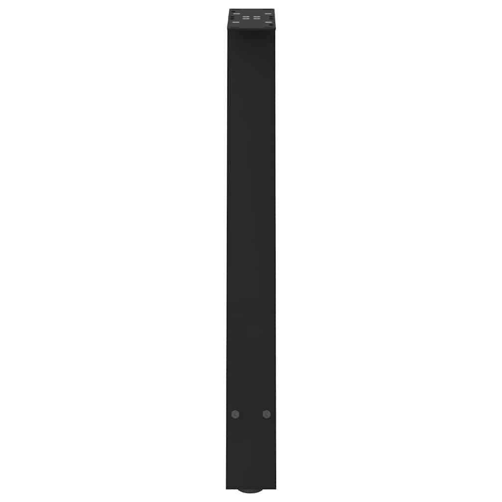 vidaXL Esstischbeine A-Form 2 Stk. Schwarz 50x(72-73) cm Stahl