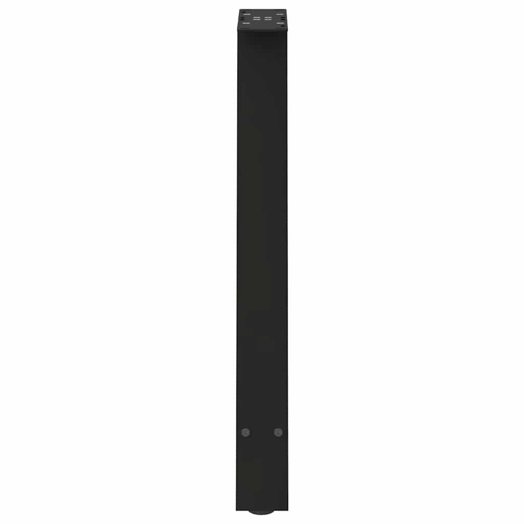 vidaXL Esstischbeine A-Form 2 Stk. Schwarz 60x(72-73) cm Stahl
