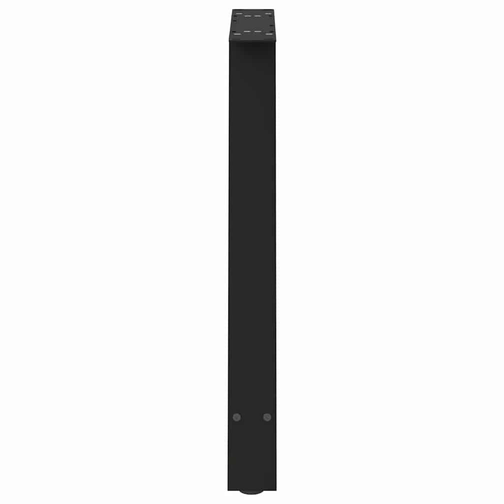 vidaXL Esstischbeine A-Form 2 Stk. Schwarz 70x(72-73) cm Stahl