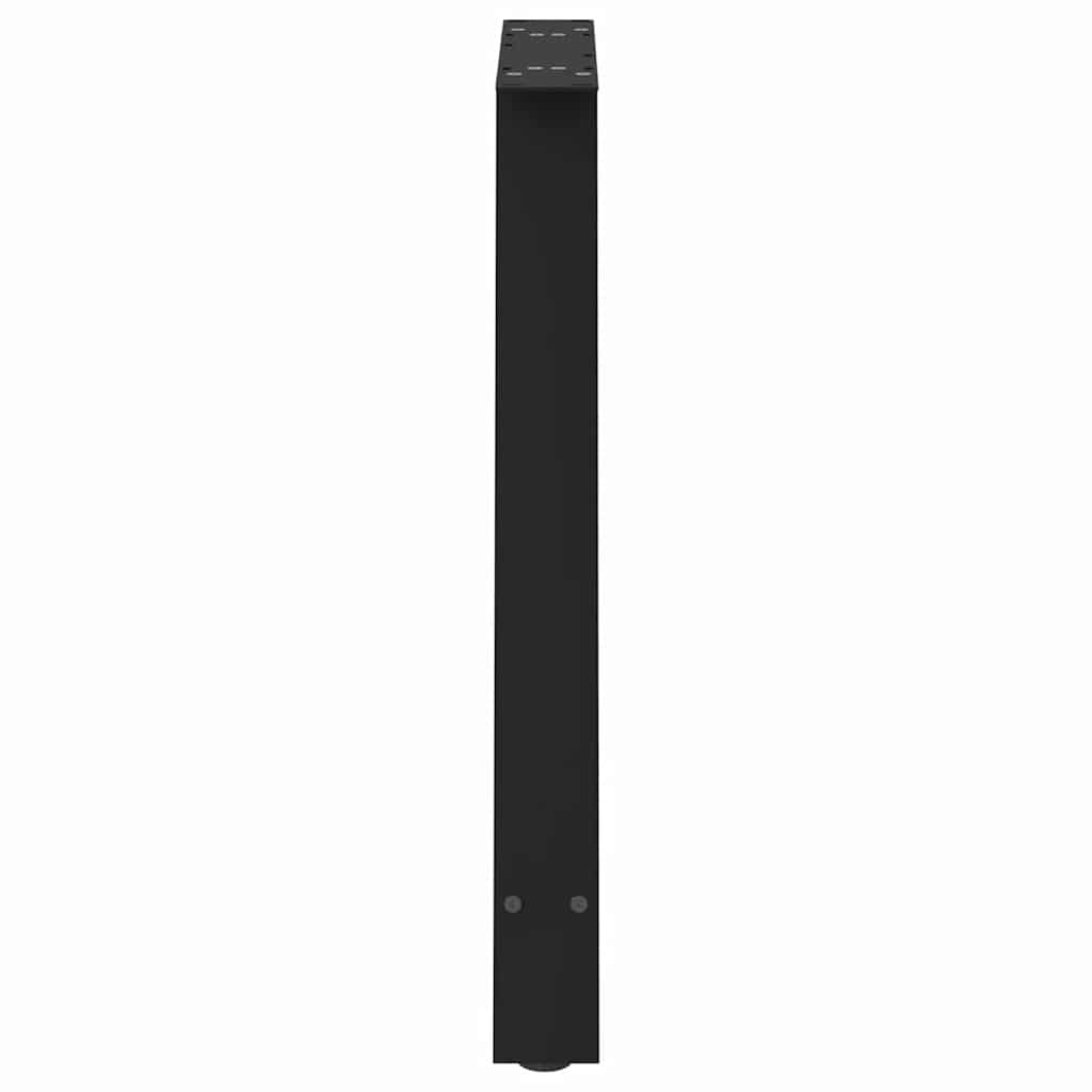 vidaXL Esstischbeine A-Form 2 Stk. Schwarz 80x(72-73) cm Stahl
