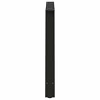 vidaXL Esstischbeine A-Form 2 Stk. Schwarz 90x(72-73) cm Stahl