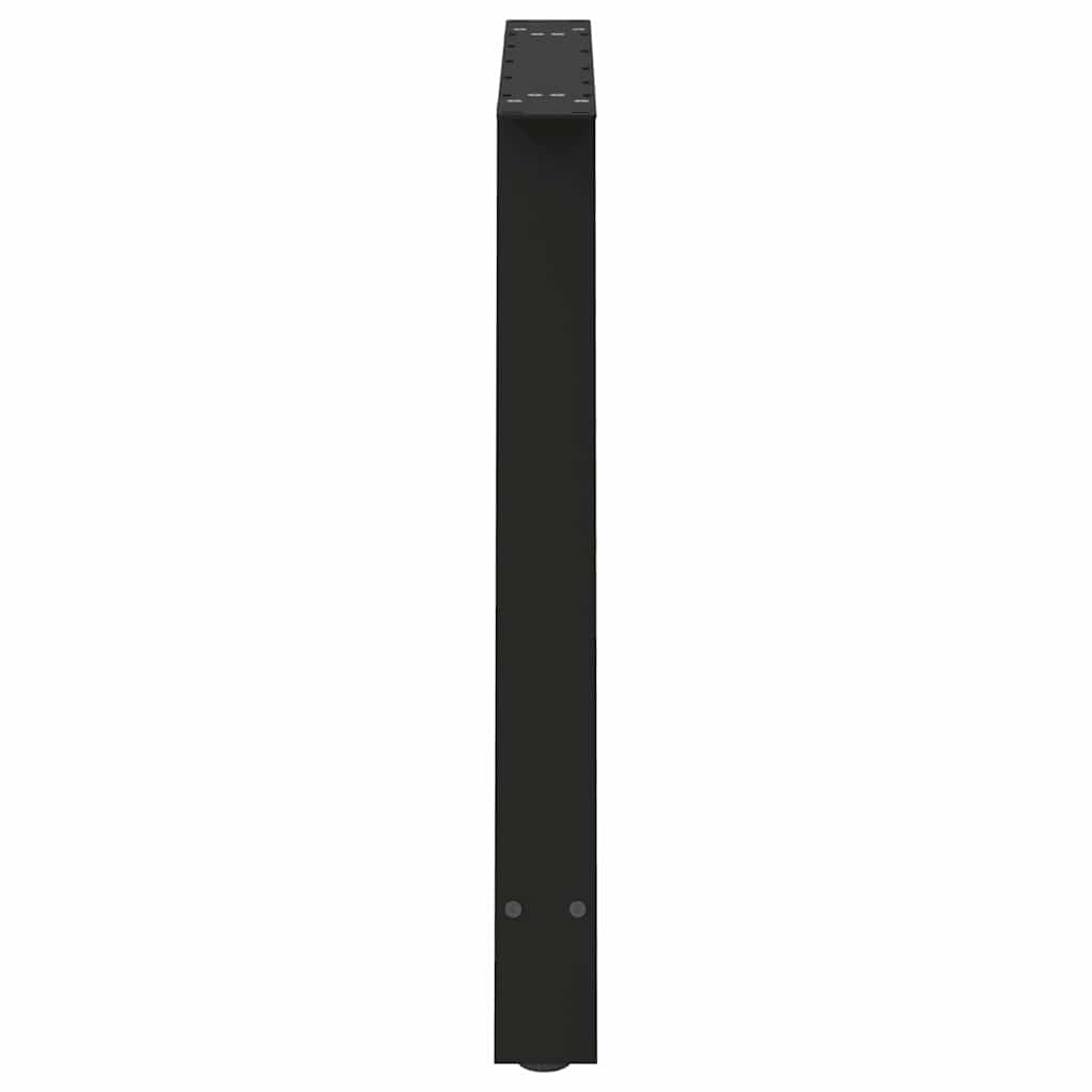 vidaXL Esstischbeine A-Form 2 Stk. Schwarz 90x(72-73) cm Stahl