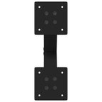 vidaXL Couchtischbeine X-Form 2 Stk. Schwarz 37x(30-31) cm Stahl