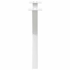 vidaXL Couchtischbeine X-Form 2 Stk. Weiß 60x(42-43) cm Stahl