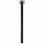 vidaXL Esstischbeine X-Form 2 Stk. Schwarz 50x(72-73) cm Stahl
