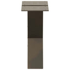 vidaXL Couchtischbeine X-Form 2 Stk. Naturstahl 40x(30-31) cm Stahl