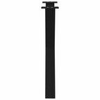 vidaXL Esstischbeine X-Form 3 Stk. Schwarz 70x(72-73) cm Stahl