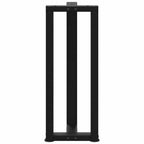 vidaXL Konsolentischbeine T-Form 2 Stk. Schwarz 25x28x(72-73) cm Stahl