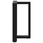 vidaXL Esstischbeine T-Form 2 Stk. Schwarz 50x35x(72-73) cm Stahl