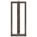 vidaXL Bartischbeine T-Form 2 Stk. Naturstahl 40x35x(90-91) cm Stahl