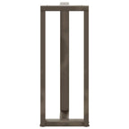vidaXL Bartischbeine T-Form 2 Stk. Naturstahl 40x35x(100-101) cm Stahl