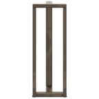 vidaXL Bartischbeine T-Form 2 Stk. Naturstahl 40x35x(110-111) cm Stahl