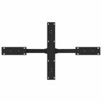 vidaXL Couchtischbein in Spinnenform Schwarz 98x58x(42-43) cm Stahl