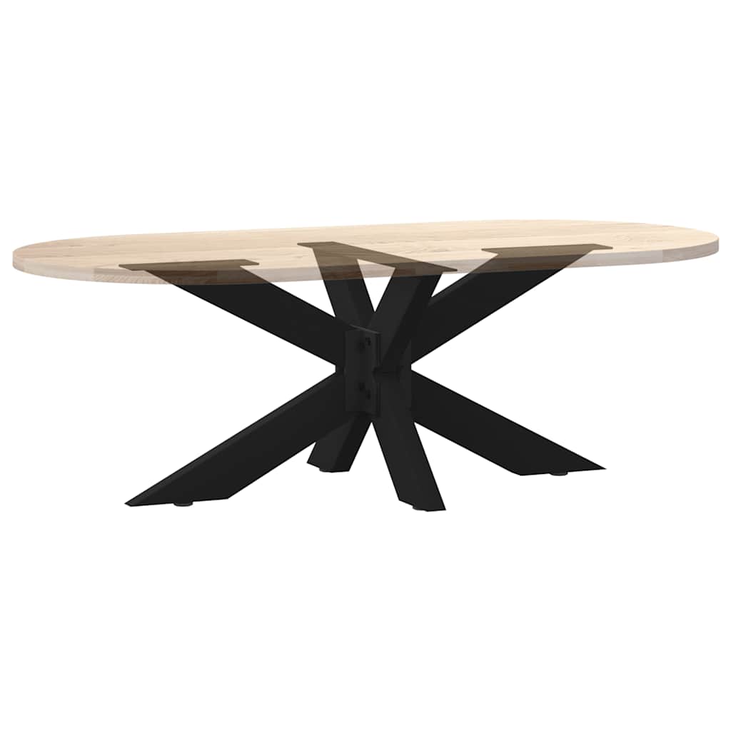 vidaXL Couchtischbein in Spinnenform Schwarz 98x58x(42-43) cm Stahl