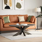 vidaXL Couchtischbein in Spinnenform Naturstahl 98x58x(42-43) cm Stahl
