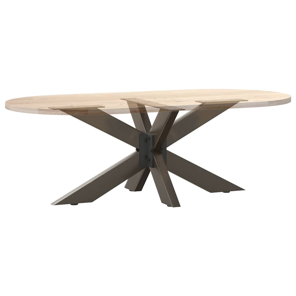 vidaXL Couchtischbein in Spinnenform Naturstahl 98x58x(42-43) cm Stahl