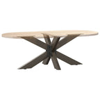 vidaXL Couchtischbein in Spinnenform Naturstahl 98x58x(42-43) cm Stahl
