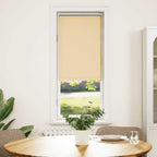 vidaXL Verdunkelungsrollo Beige 40x130cm Stoffbreite 35,7 cm Polyester