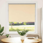 vidaXL Verdunkelungsrollo Beige 105x130 cm Stoffbreite 100,7 cm