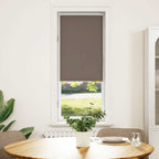 vidaXL Verdunkelungsrollo Kaffeebraun 40x130cm Stoffbreite 35,7 cm