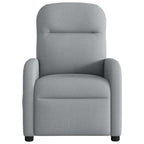 vidaXL Relaxsessel Hellgrau Stoff