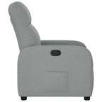 vidaXL Relaxsessel Hellgrau Stoff