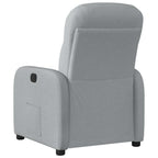 vidaXL Relaxsessel Hellgrau Stoff