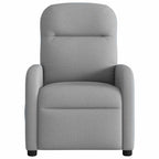 vidaXL Massagesessel Hellgrau Stoff