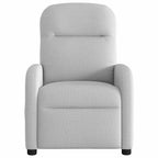 vidaXL Massagesessel Wolkengrau Stoff