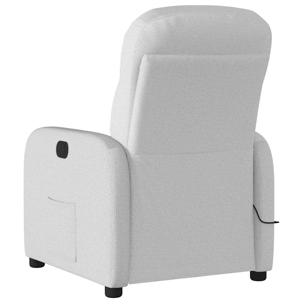 vidaXL Massagesessel Wolkengrau Stoff