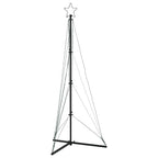vidaXL LED Weihnachtsbaum 363 LEDs Warmweiß 182 cm