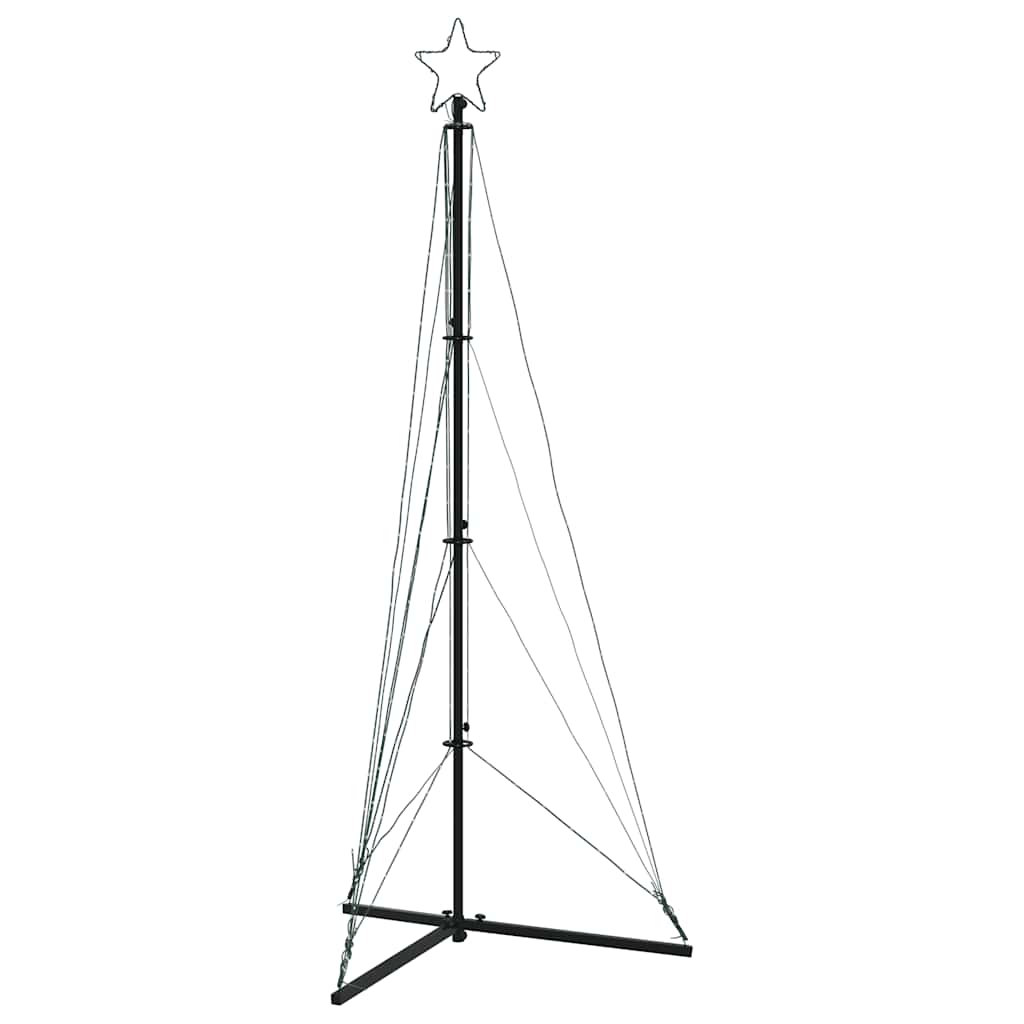 vidaXL LED Weihnachtsbaum 363 LEDs Warmweiß 182 cm