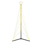 vidaXL LED Weihnachtsbaum 363 LEDs Warmweiß 182 cm