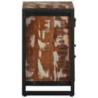 vidaXL Nachttisch Mehrfarbig 40x30x50 cm Altholz Massiv