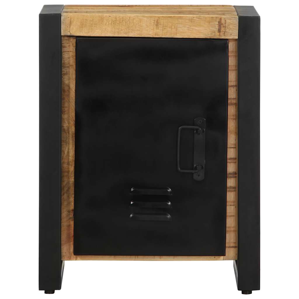 vidaXL Nachttisch 40x30x51 cm Raues Mangoholz