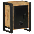 vidaXL Nachttisch 40x30x51 cm Raues Mangoholz