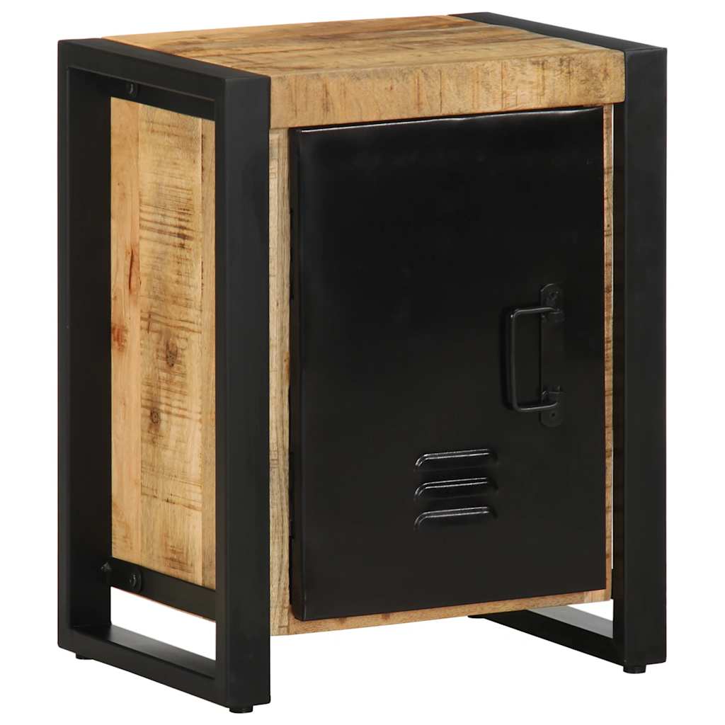 vidaXL Nachttisch 40x30x51 cm Raues Mangoholz