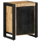 vidaXL Nachttisch 40x30x51 cm Raues Mangoholz