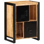 vidaXL Sideboard 55x35x70 cm Raues Mangoholz