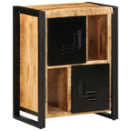 vidaXL Sideboard 55x35x70 cm Raues Mangoholz