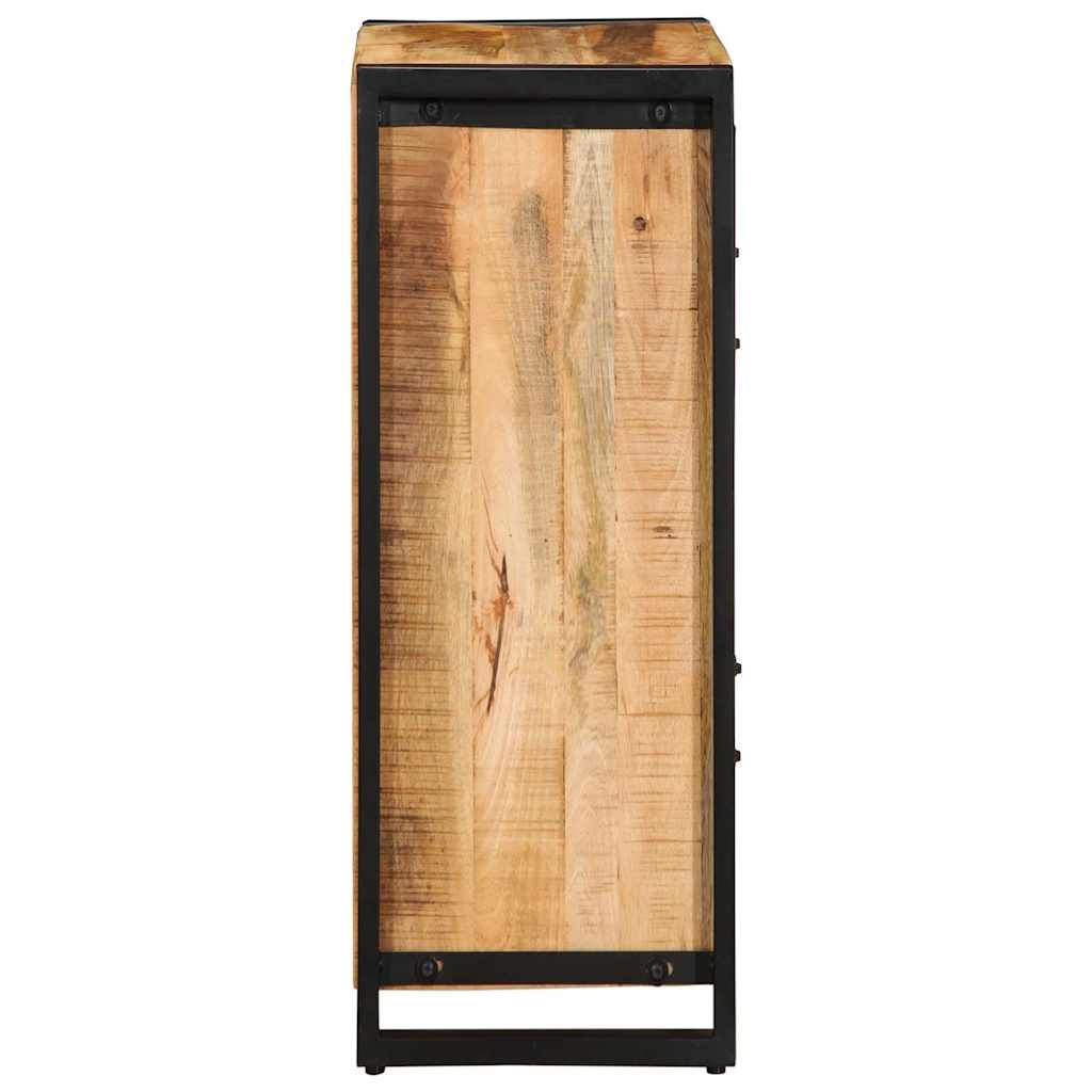 vidaXL Sideboard 55x35x70 cm Raues Mangoholz
