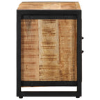 vidaXL TV-Schrank 80x30x40 cm Raues Massivholz Mango