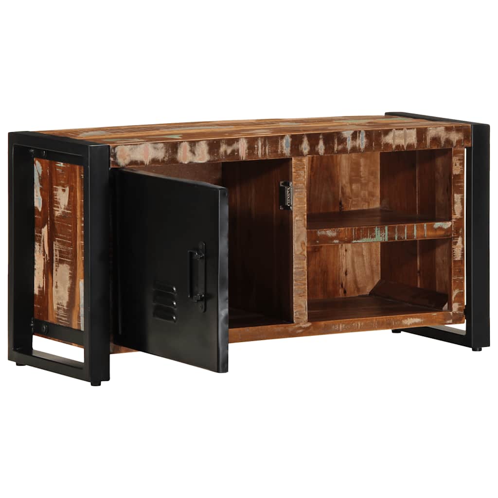 vidaXL TV-Schrank 80x30x40 cm Altholz Massivholz